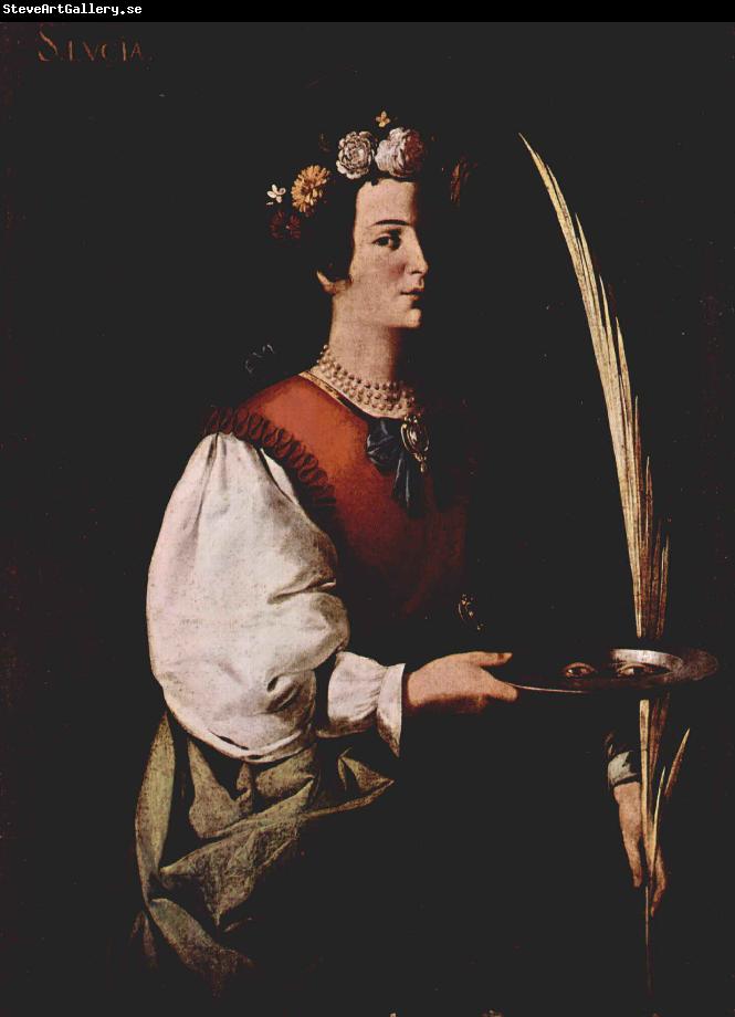 Francisco de Zurbaran Hl Lucia